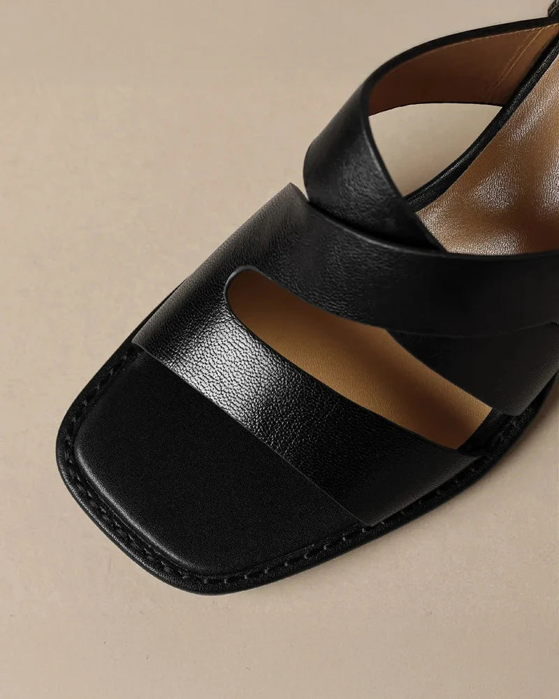 Luna Leather Heels