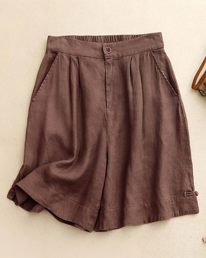 Angelina Linen Shorts