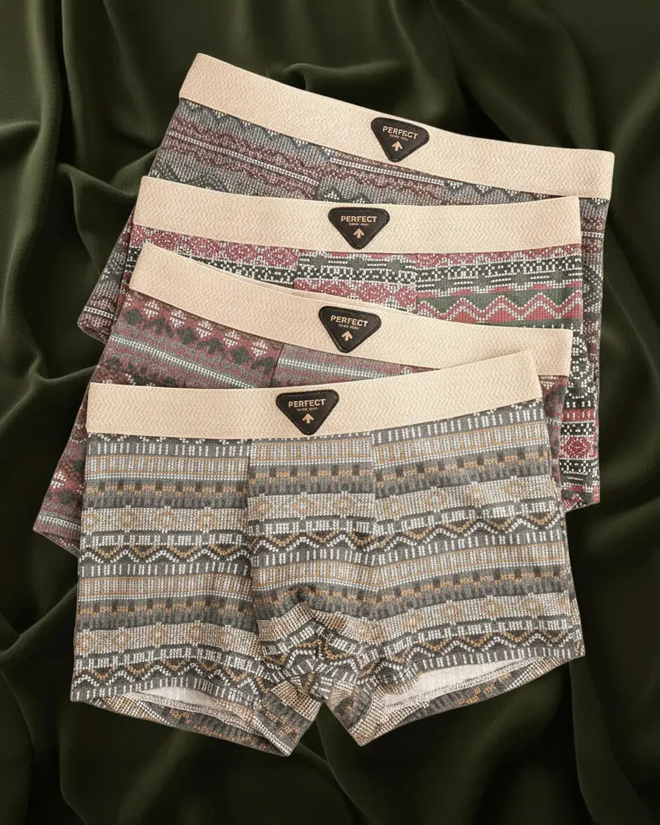 Premium Retro Cotton Boxer
