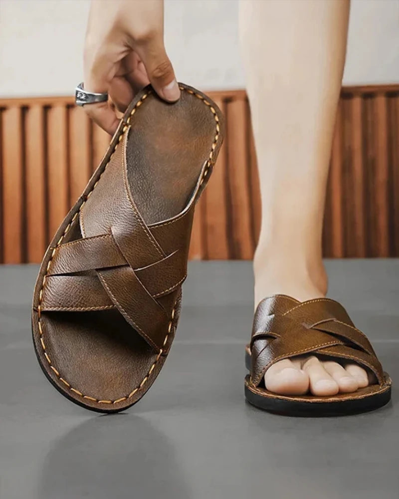 CANTARO GENUINE LEATHER SANDALS