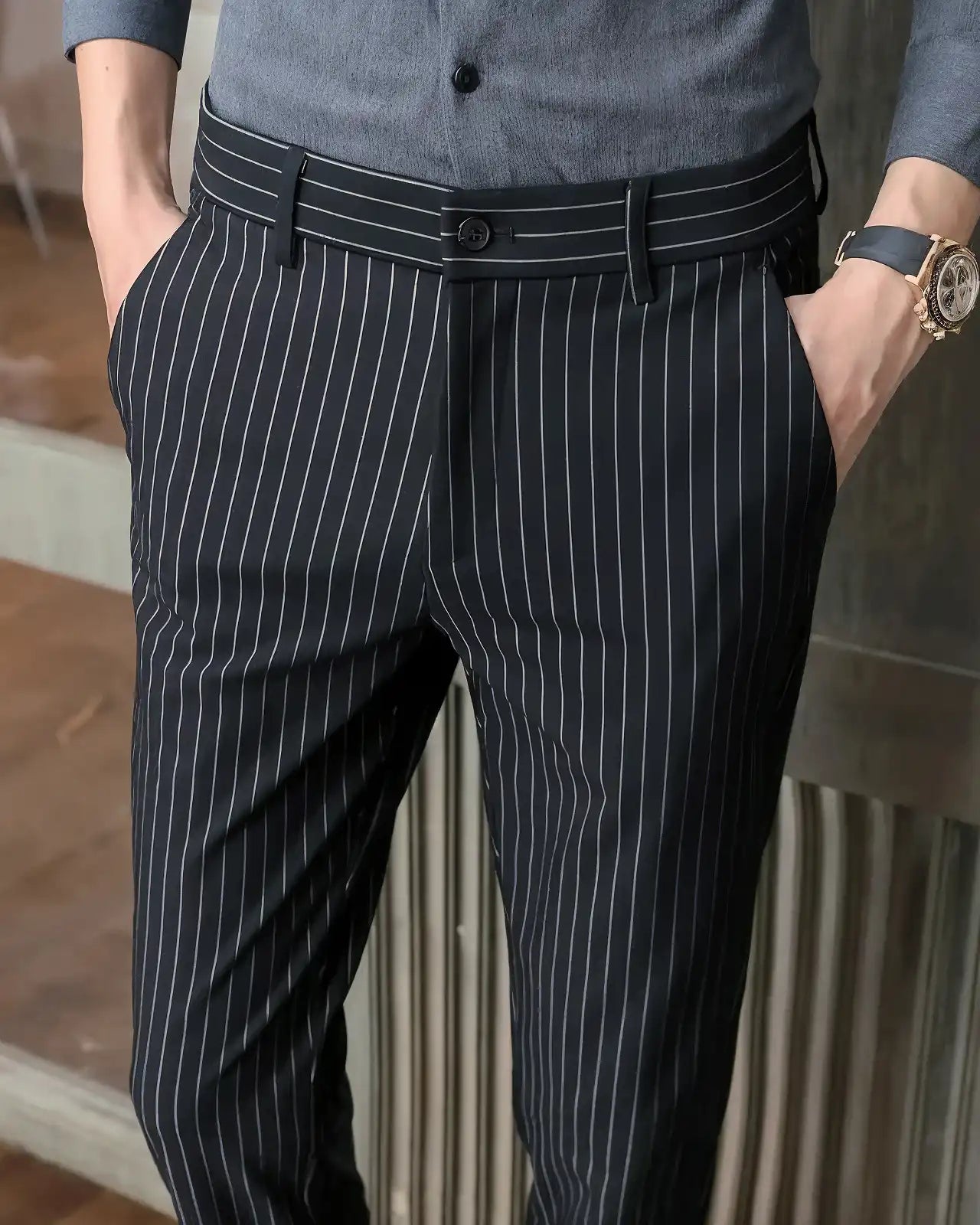 Executive Striped Pants