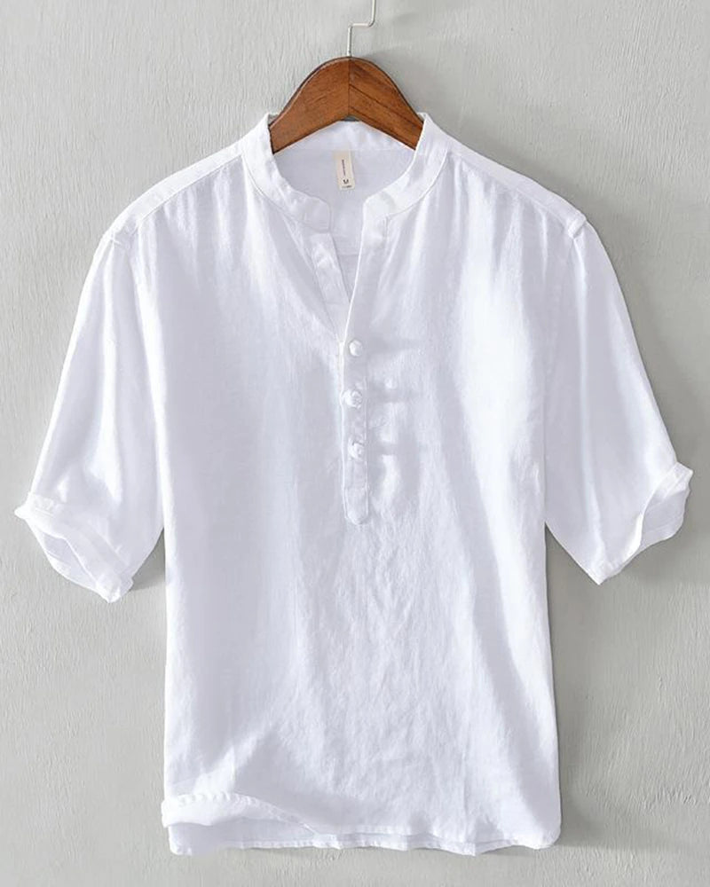 Altura Popover Linen Shirt
