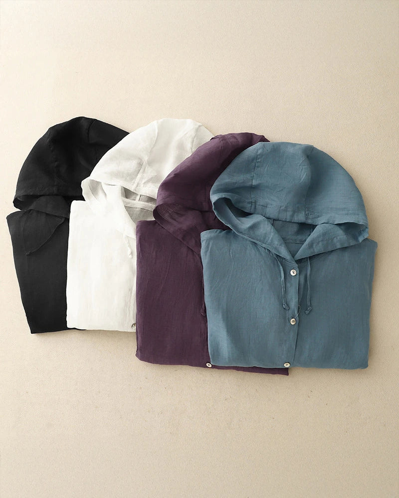 Camilla Linen Hoodie