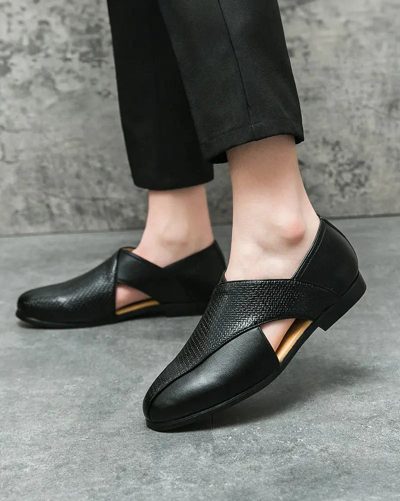 Peniche Intreccio Genuine Leather Loafers