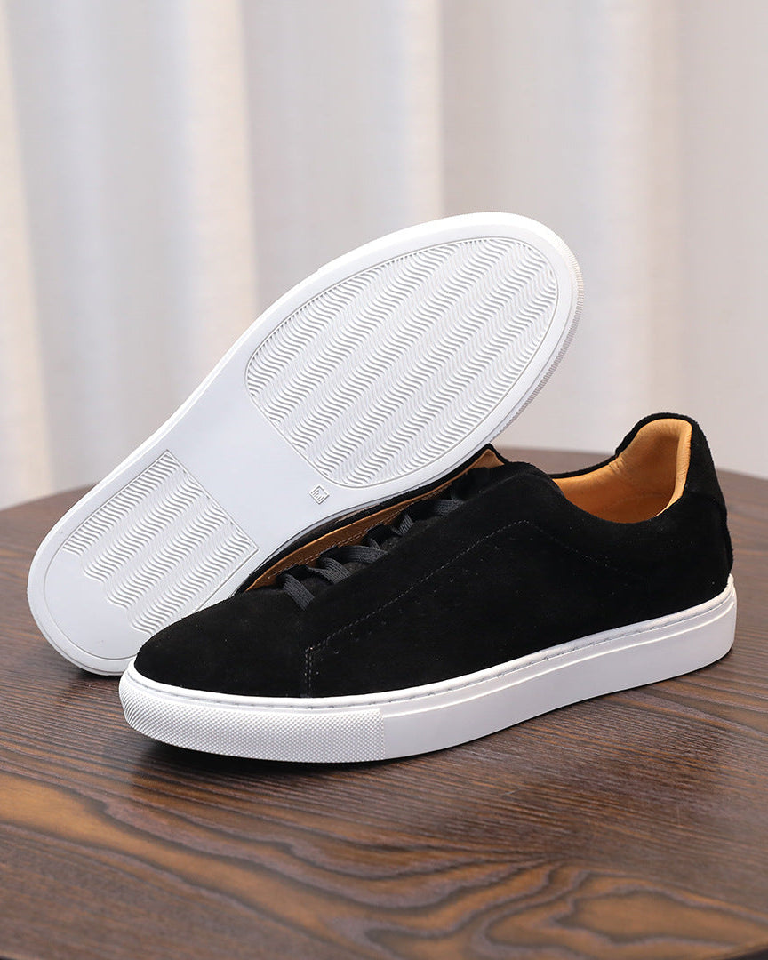 Osborne Suede Low Sneakers - Black