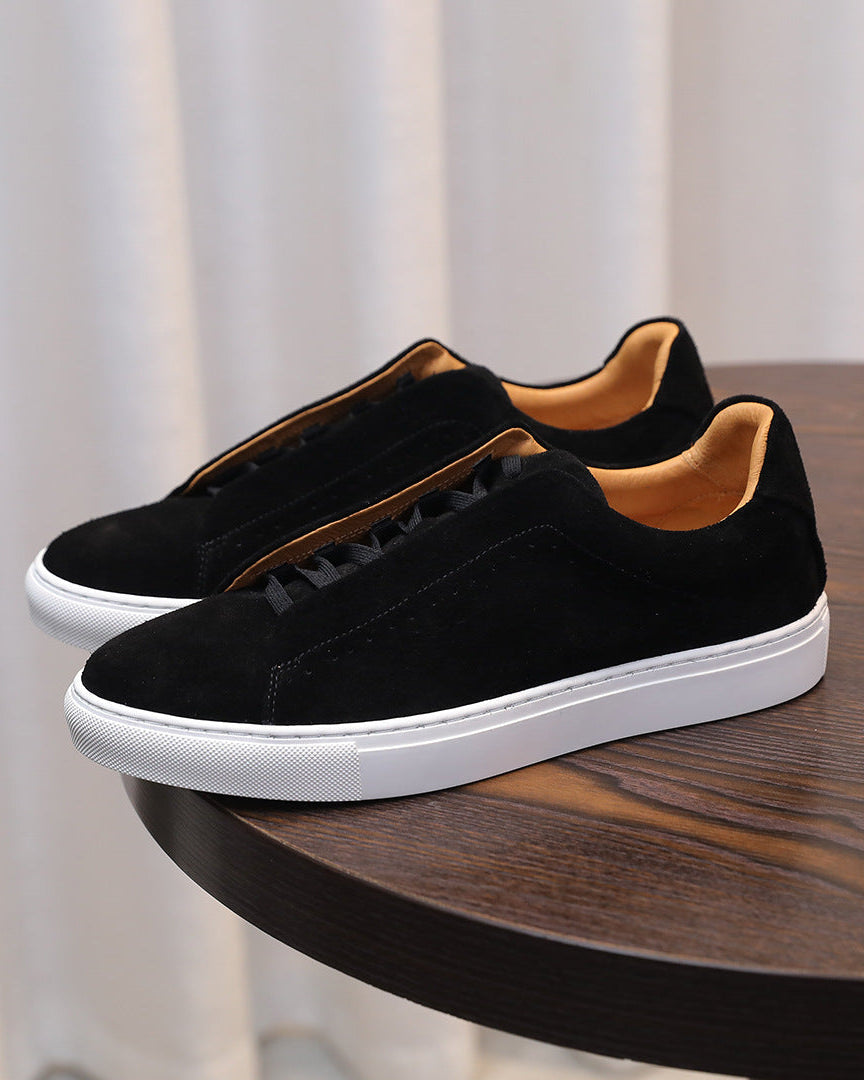 Osborne Suede Low Sneakers - Black