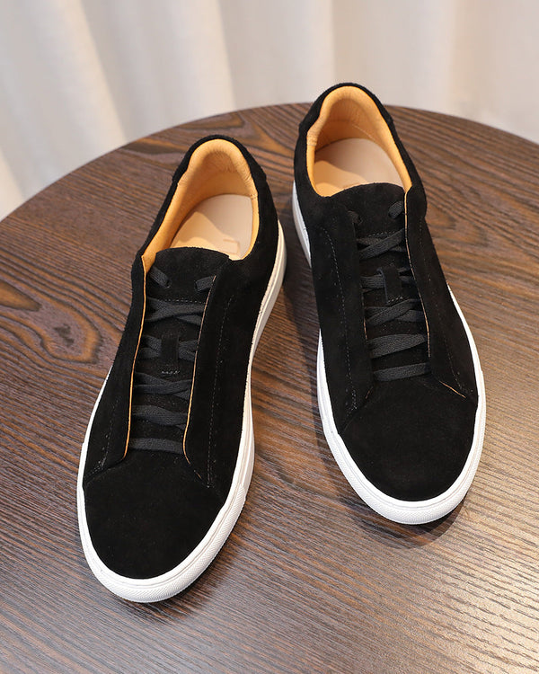 Osborne Suede Low Sneakers - Black