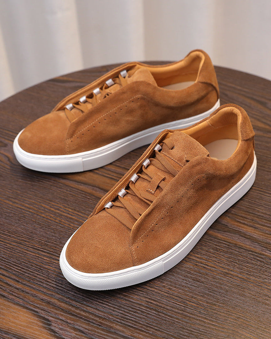Osborne Suede Low Sneakers - Tuscan