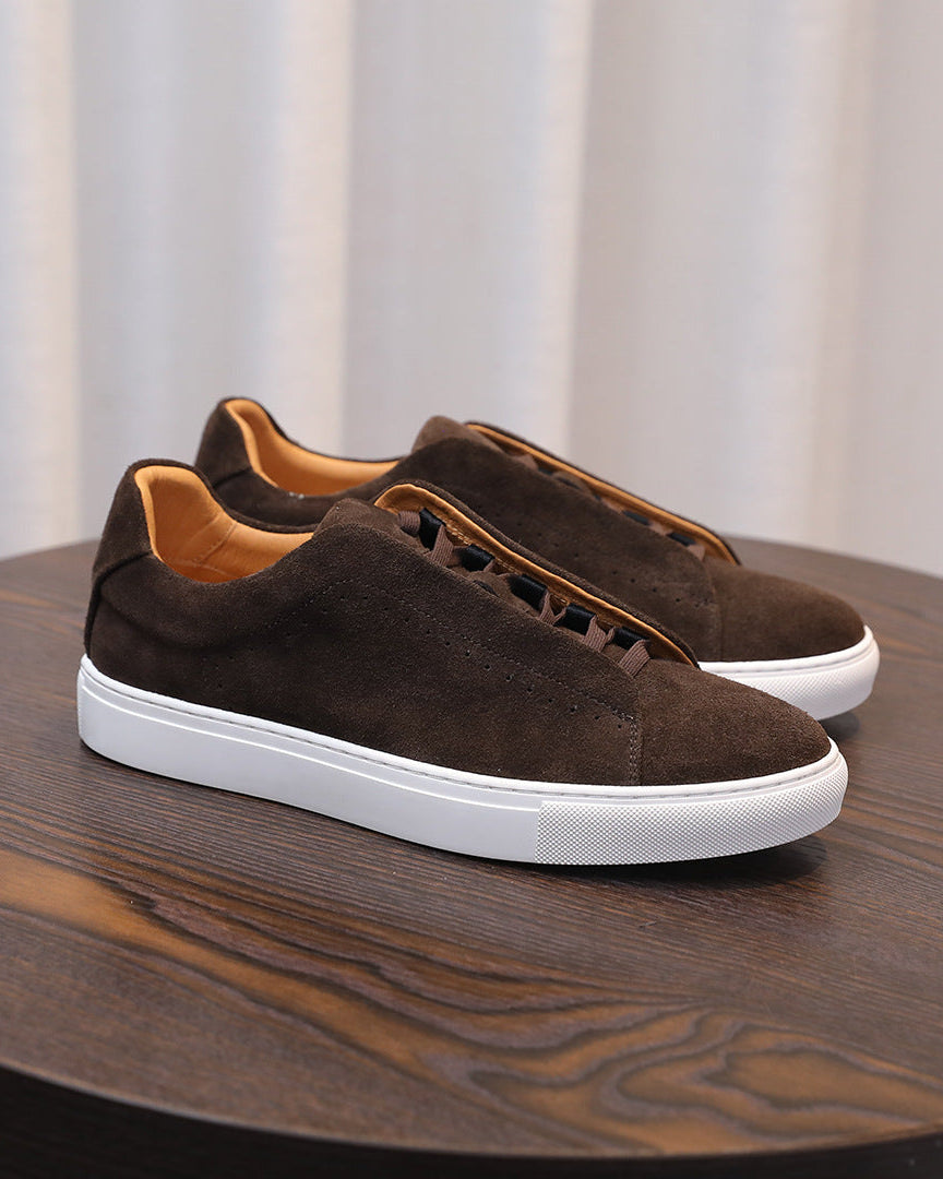 Osborne Suede Low Sneakers - Brown