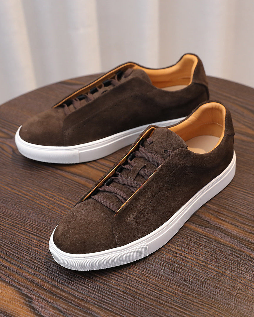 Osborne Suede Low Sneakers - Brown