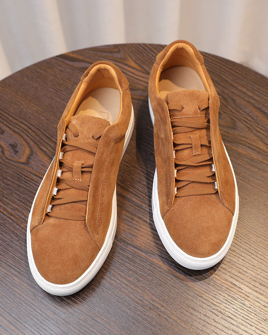 Osborne Suede Low Sneakers - Tuscan