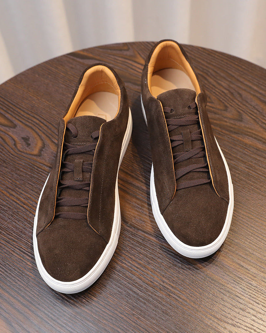 Osborne Suede Low Sneakers - Brown