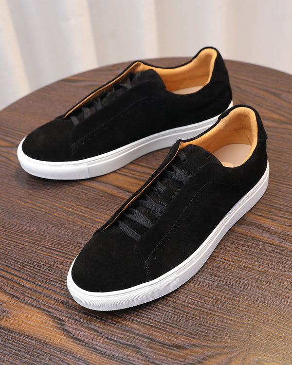 Osborne Suede Low Sneakers - Black