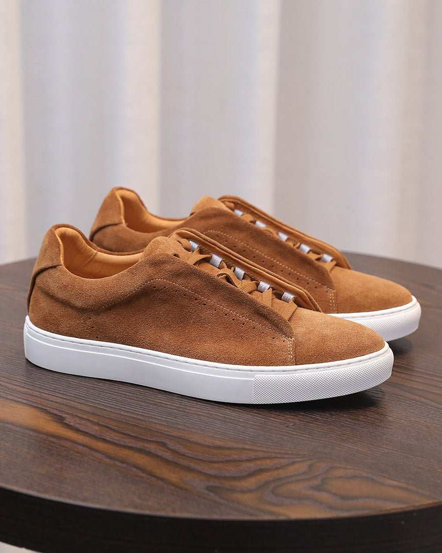 Osborne Suede Low Sneakers - Tuscan