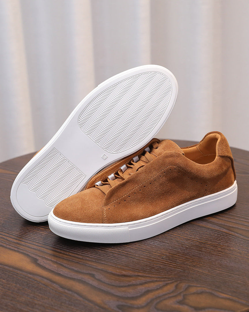 Osborne Suede Low Sneakers - Tuscan