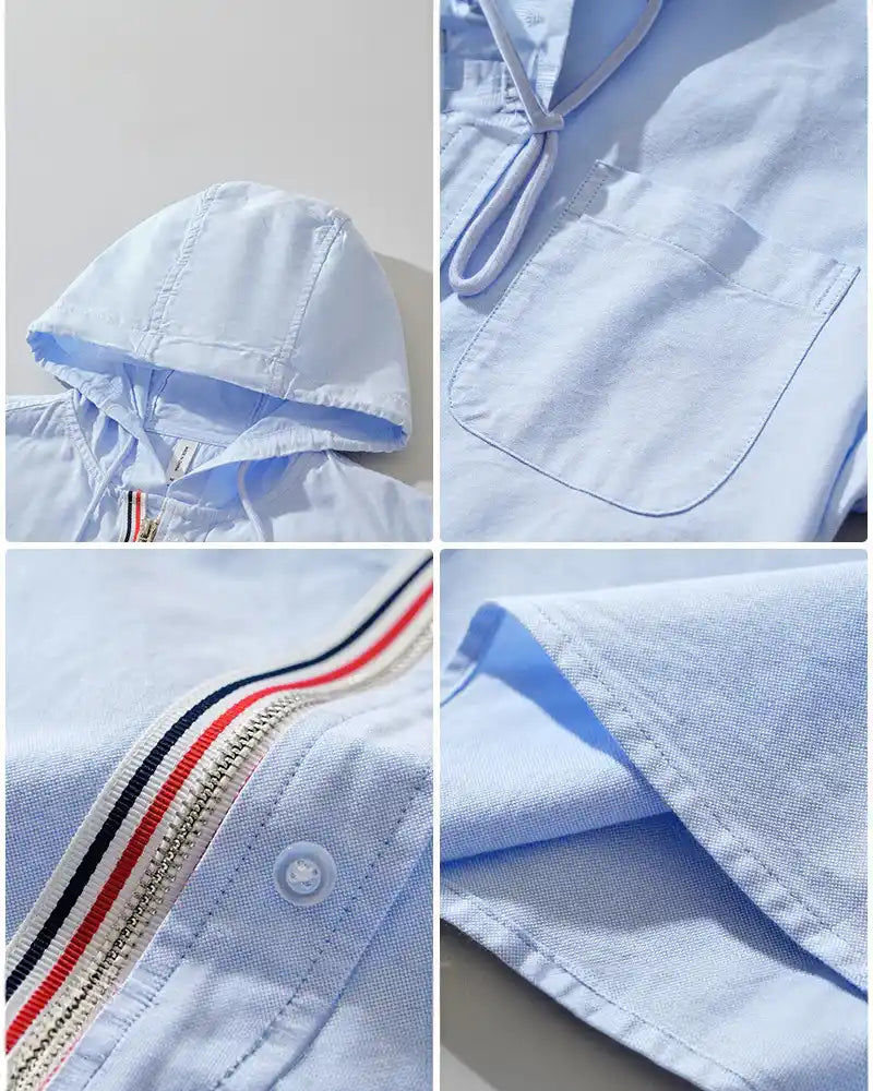 CARTELLO LINEN HOODIE