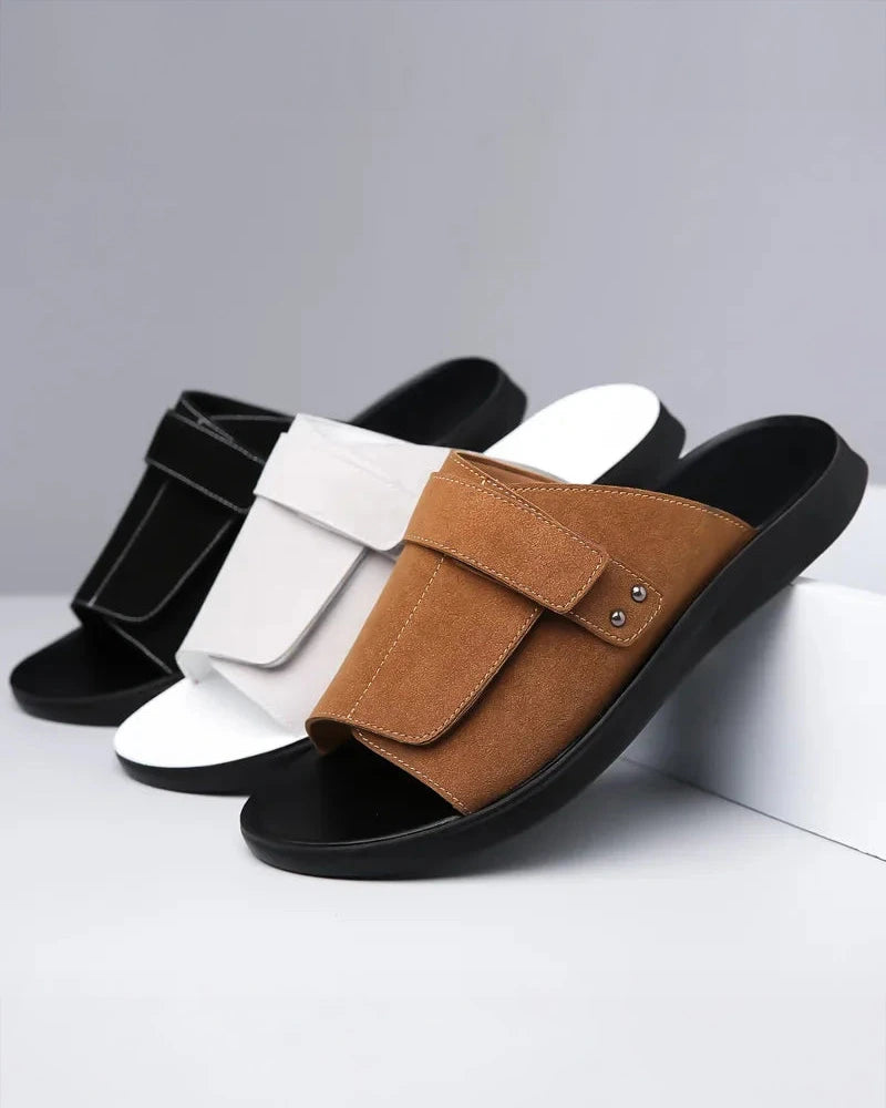 Cavare Strap Suede Slides