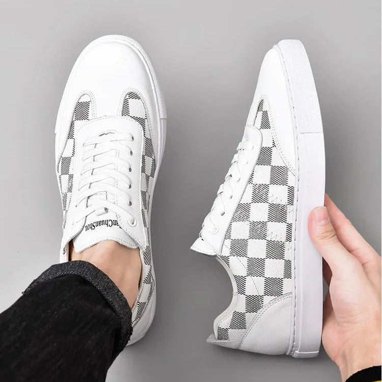 Hawk Checked Sneakers