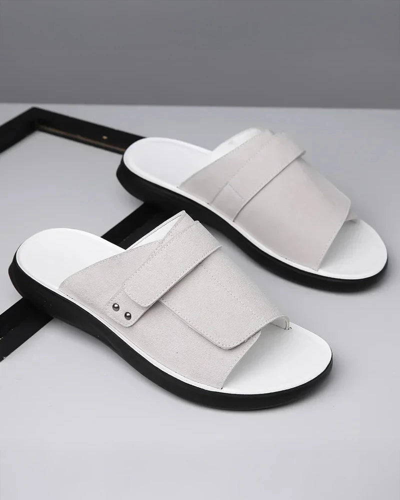 Cavare Strap Suede Slides
