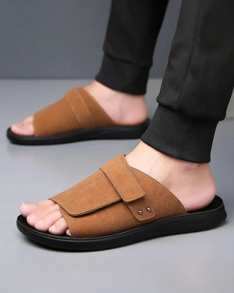 Cavare Strap Suede Slides