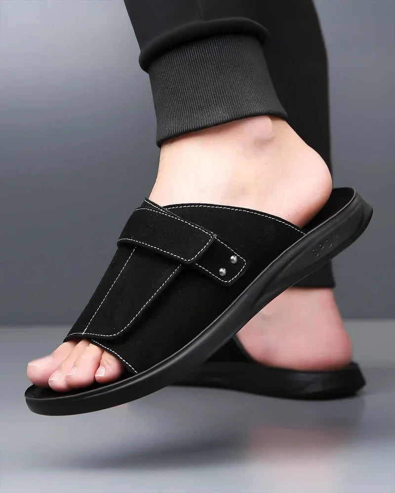 Cavare Strap Suede Slides