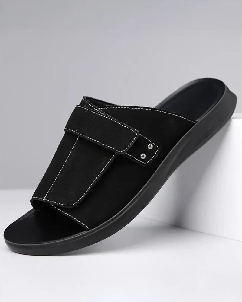 Cavare Strap Suede Slides
