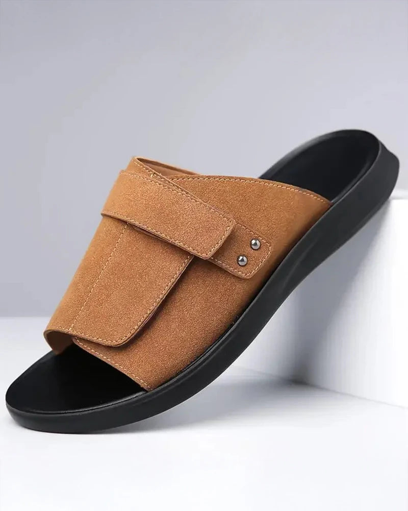 Cavare Strap Suede Slides
