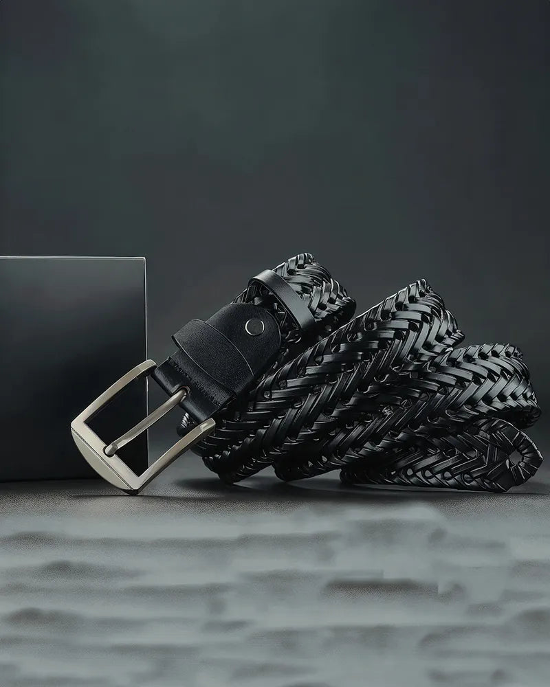 Braided Cowhide Belt