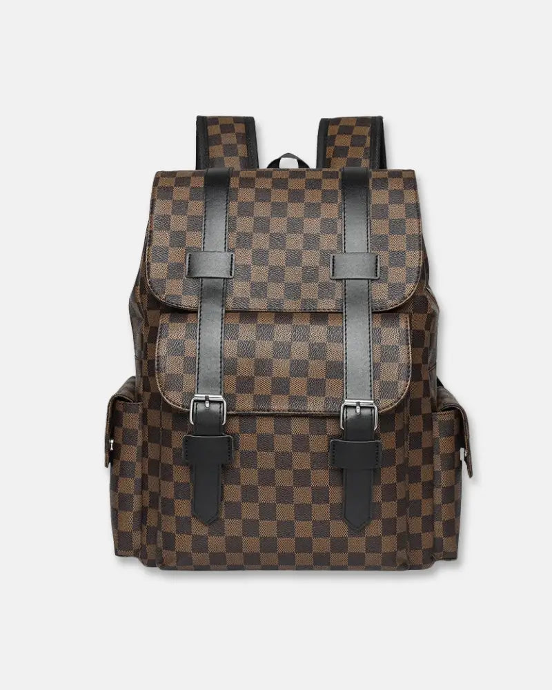 checkered backpack leather Damier Checkered Backpack