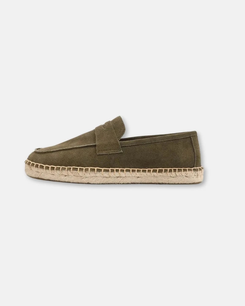 Espadrille Cow Suede Loafer