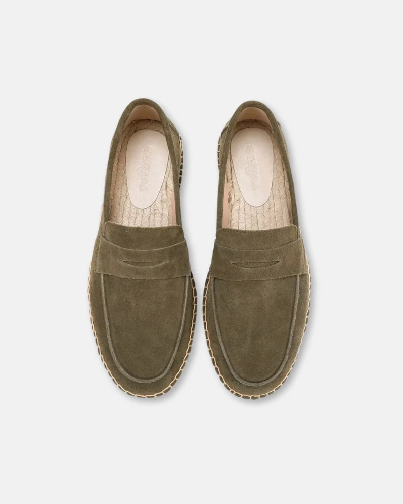Espadrille Cow Suede Loafer