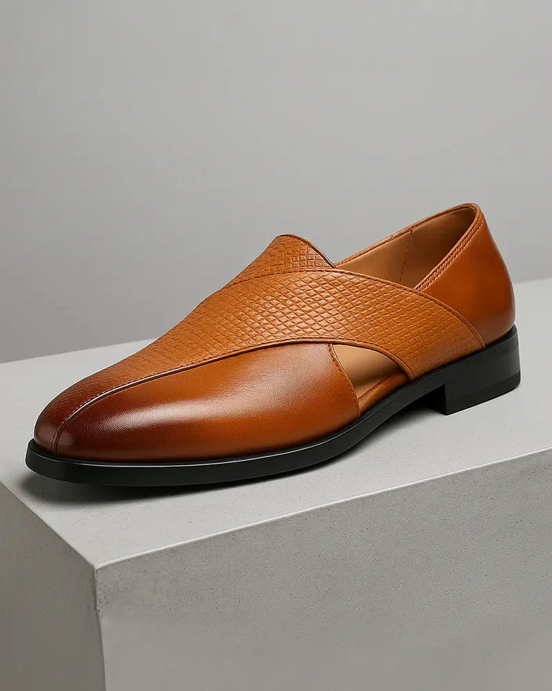 Peniche Intreccio Genuine Leather Loafers