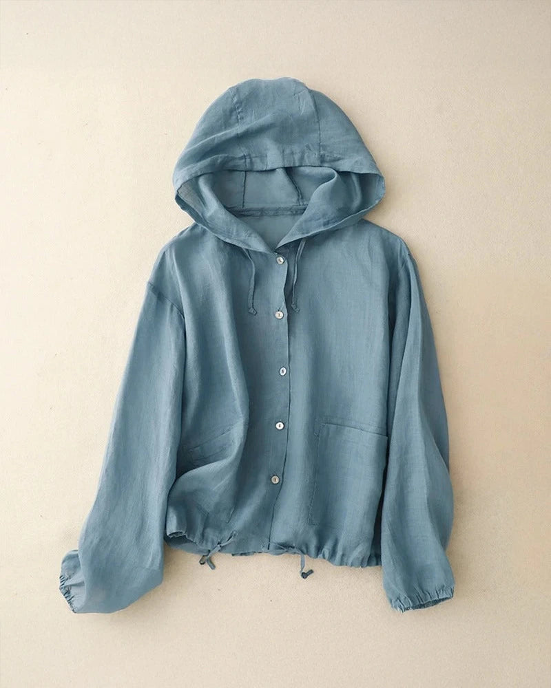 Camilla Linen Hoodie