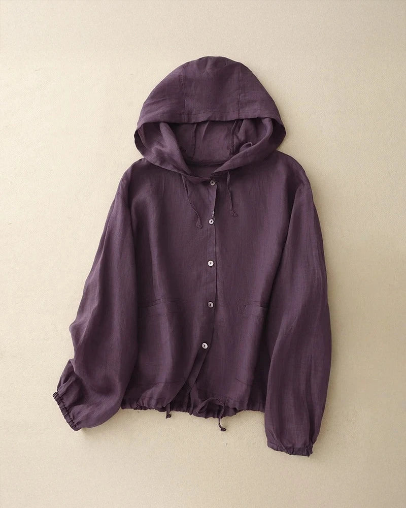 Camilla Linen Hoodie