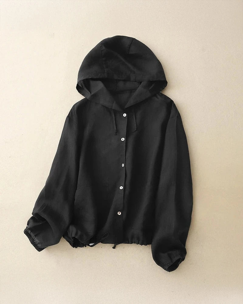 Camilla Linen Hoodie
