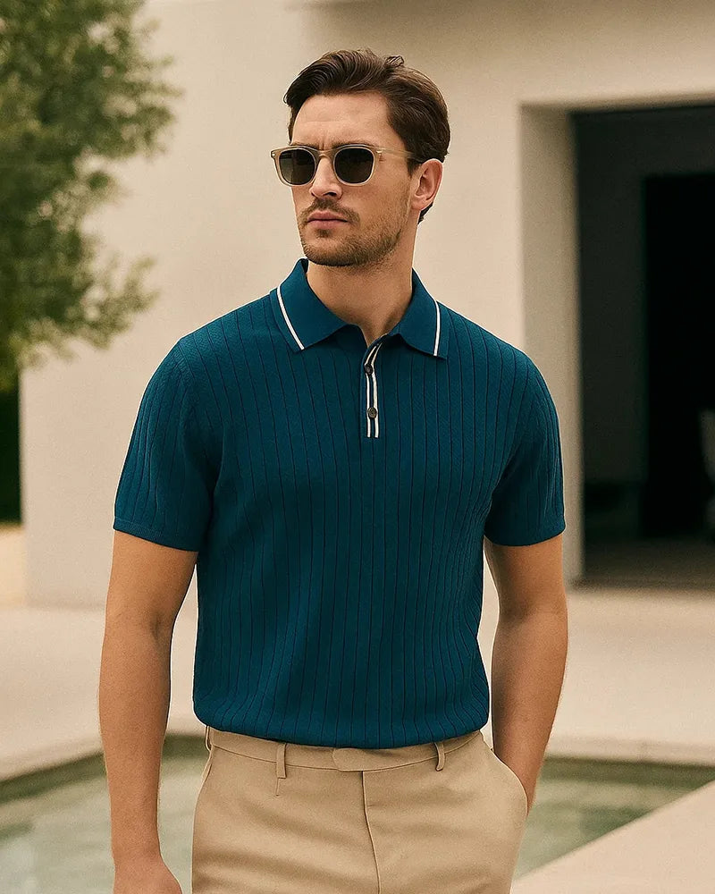 Rivoli Herringbone Polo