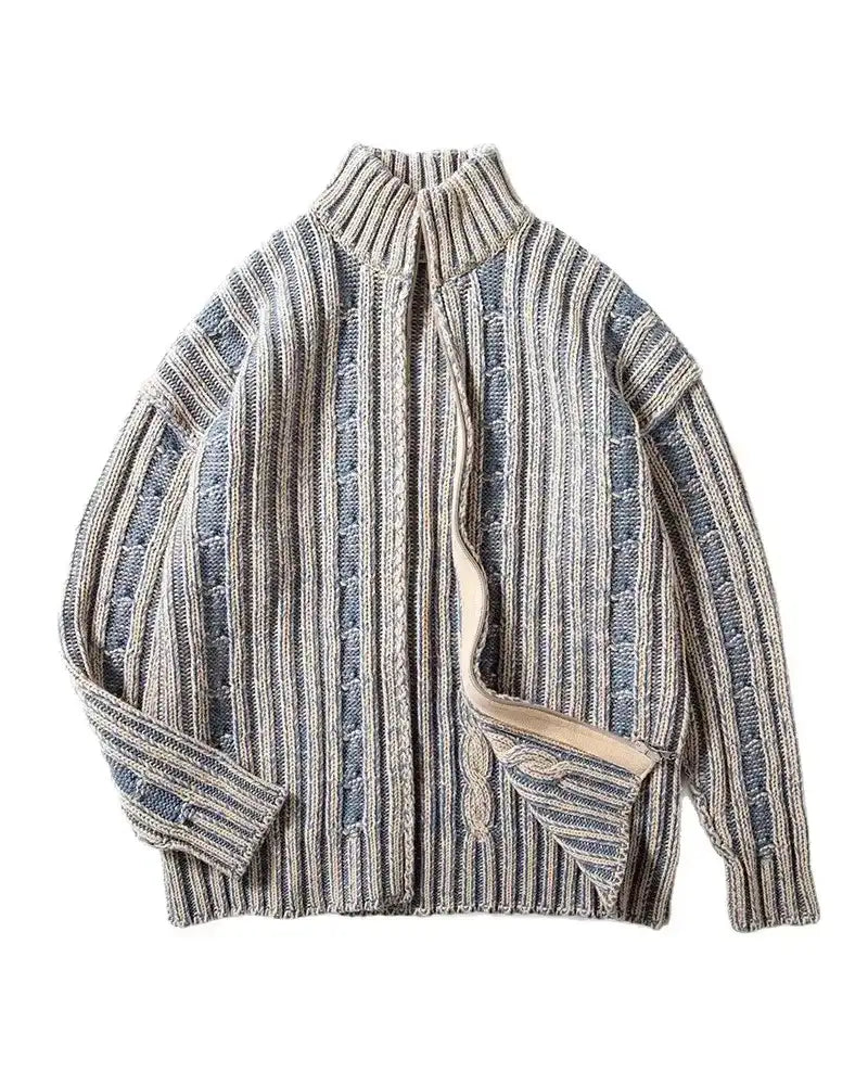 Montier Knit Zip Cardigan