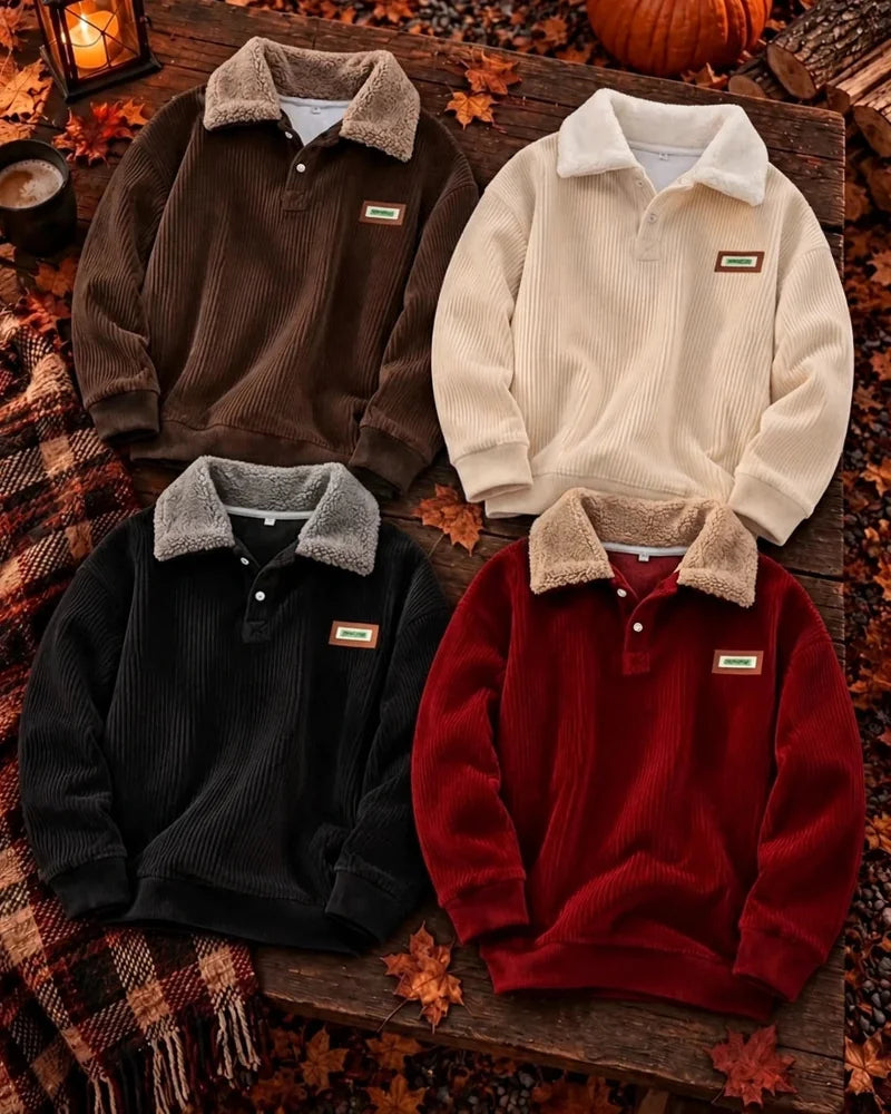 Chamonix Corduroy Polo Sweater