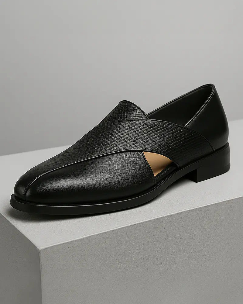Peniche Intreccio Genuine Leather Loafers
