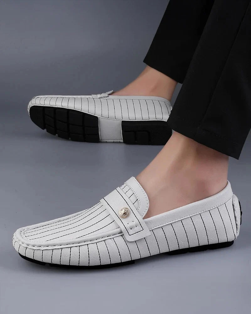 Leclerc Pinstripe Loafers
