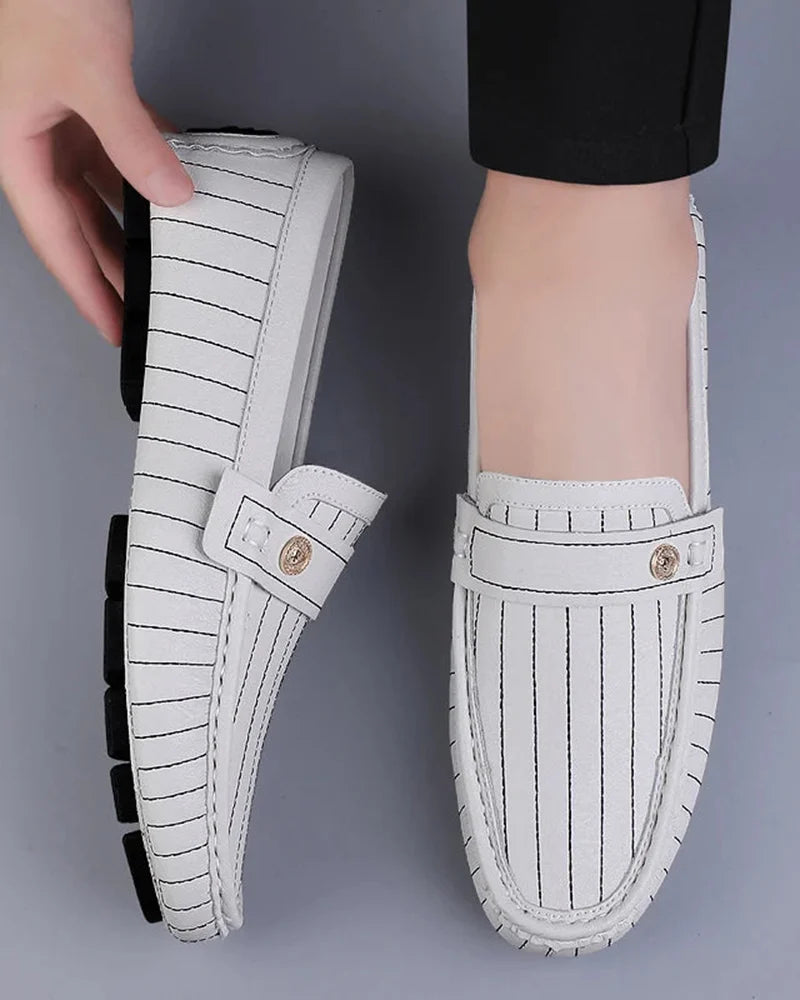 Leclerc Pinstripe Loafers