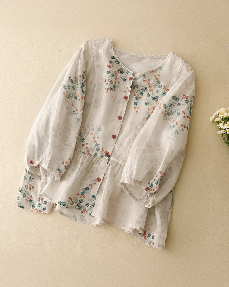 Éloise Linen Blouse