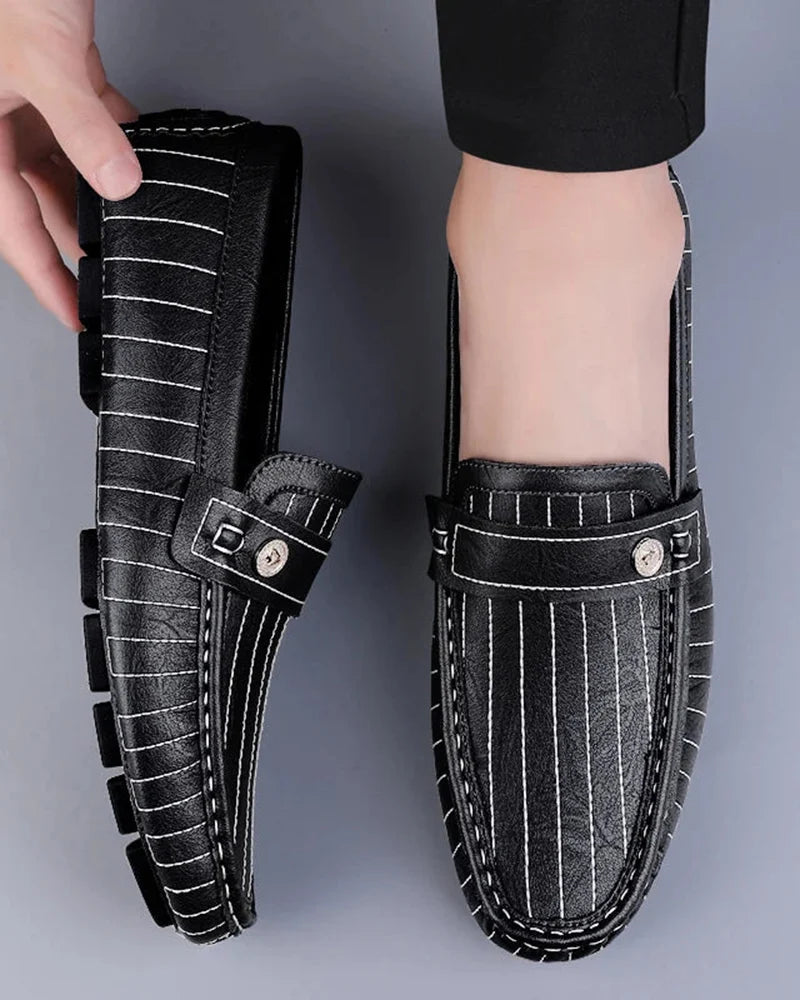 Leclerc Pinstripe Loafers