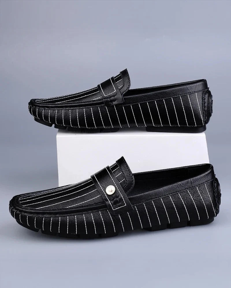 Leclerc Pinstripe Loafers