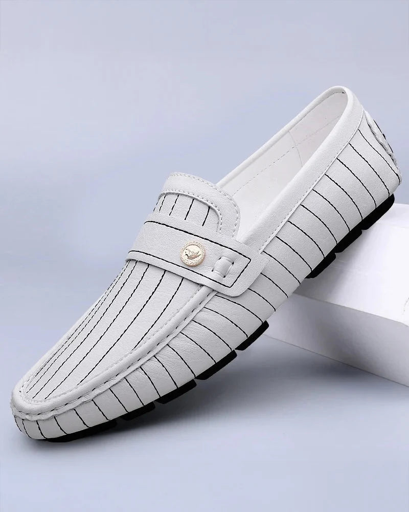 Leclerc Pinstripe Loafers