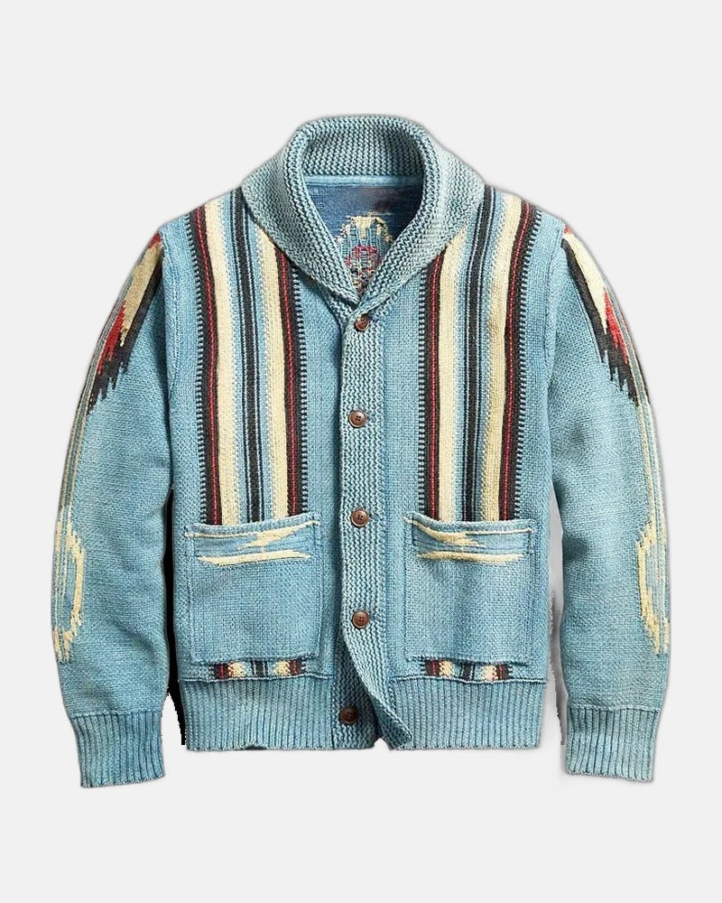 Navarre Jacquard Cardigan