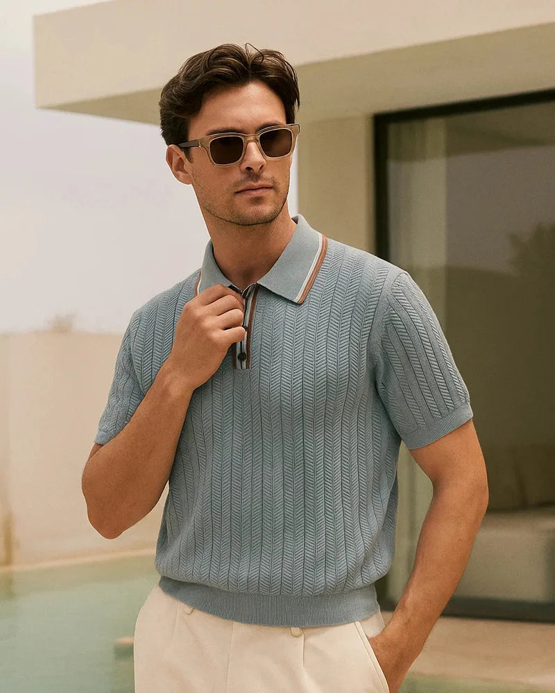 Rivoli Herringbone Polo