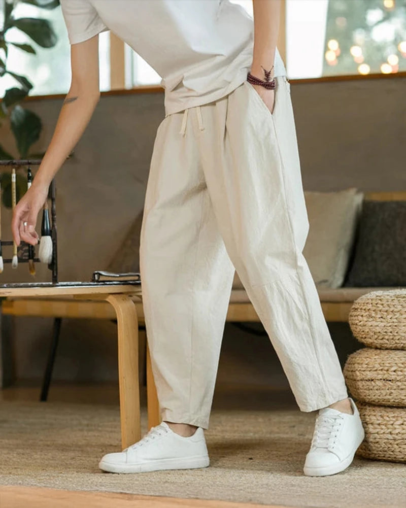 Initial Relaxed Trousers