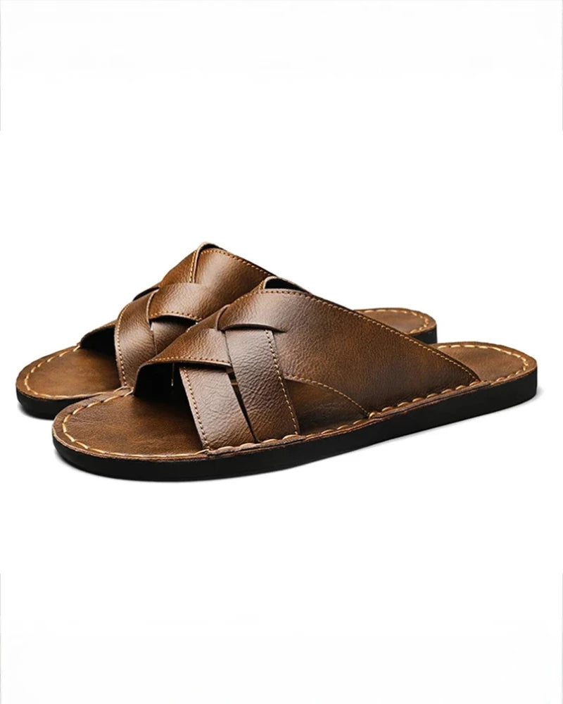 CANTARO GENUINE LEATHER SANDALS