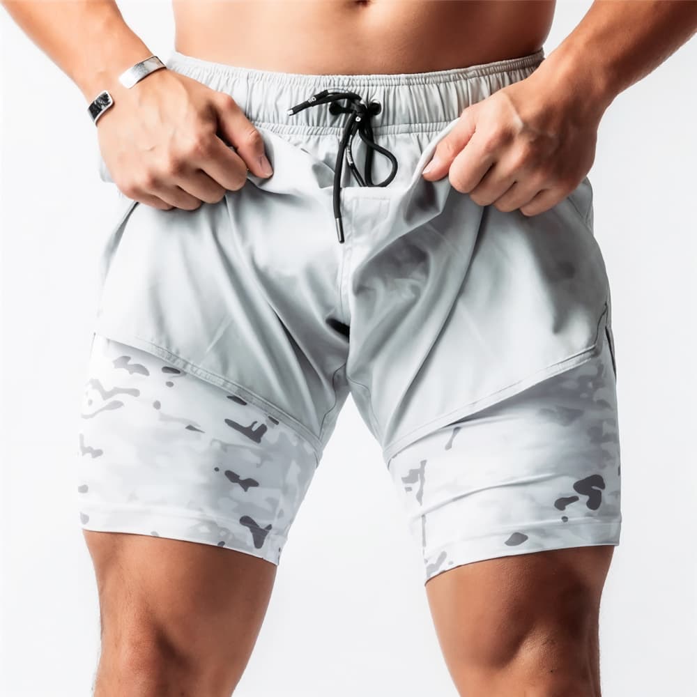 Flex Stride 2-IN-1 Compression Shorts